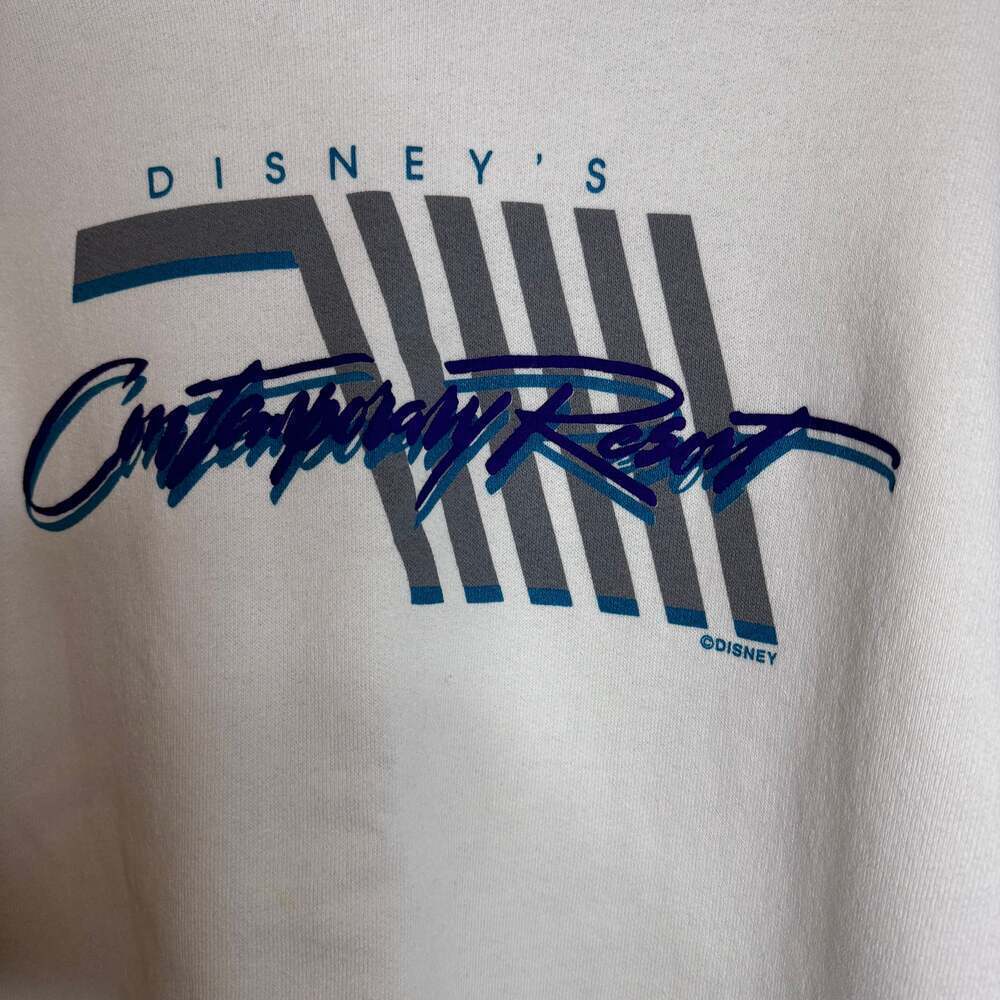 Vintage Disney Designs Contemporary Resort M Crewneck Sweatshirt EUC - Picture 2 of 10
